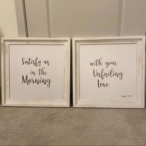 Psalm 90:14 Wall Decor